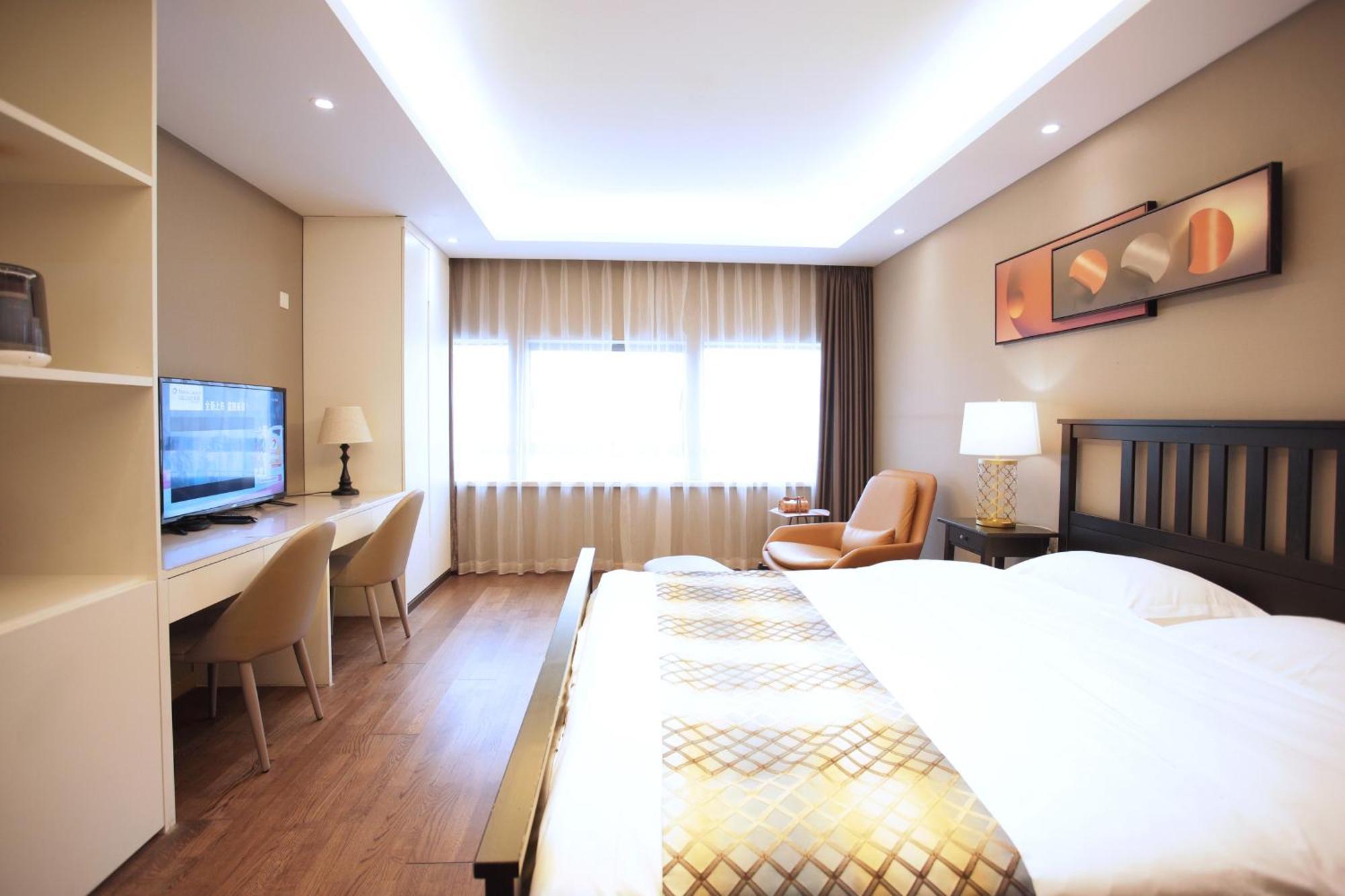 Yashi International Aparthotel Beijing Bagian luar foto