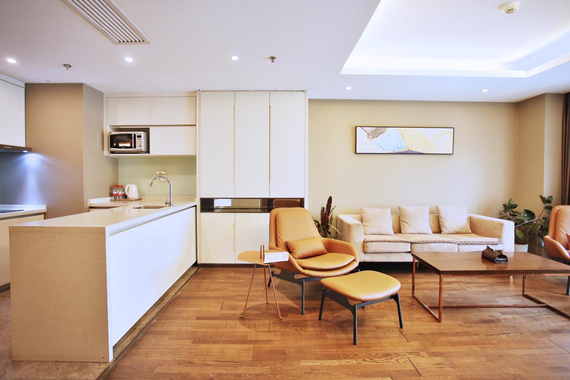 Yashi International Aparthotel Beijing Bagian luar foto
