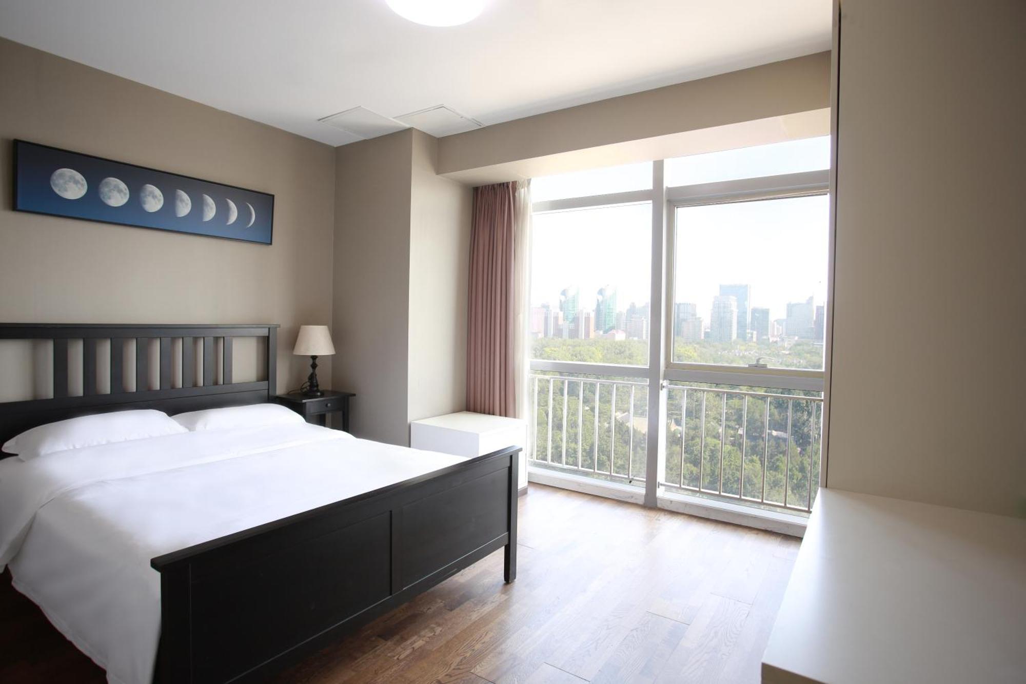 Yashi International Aparthotel Beijing Bagian luar foto