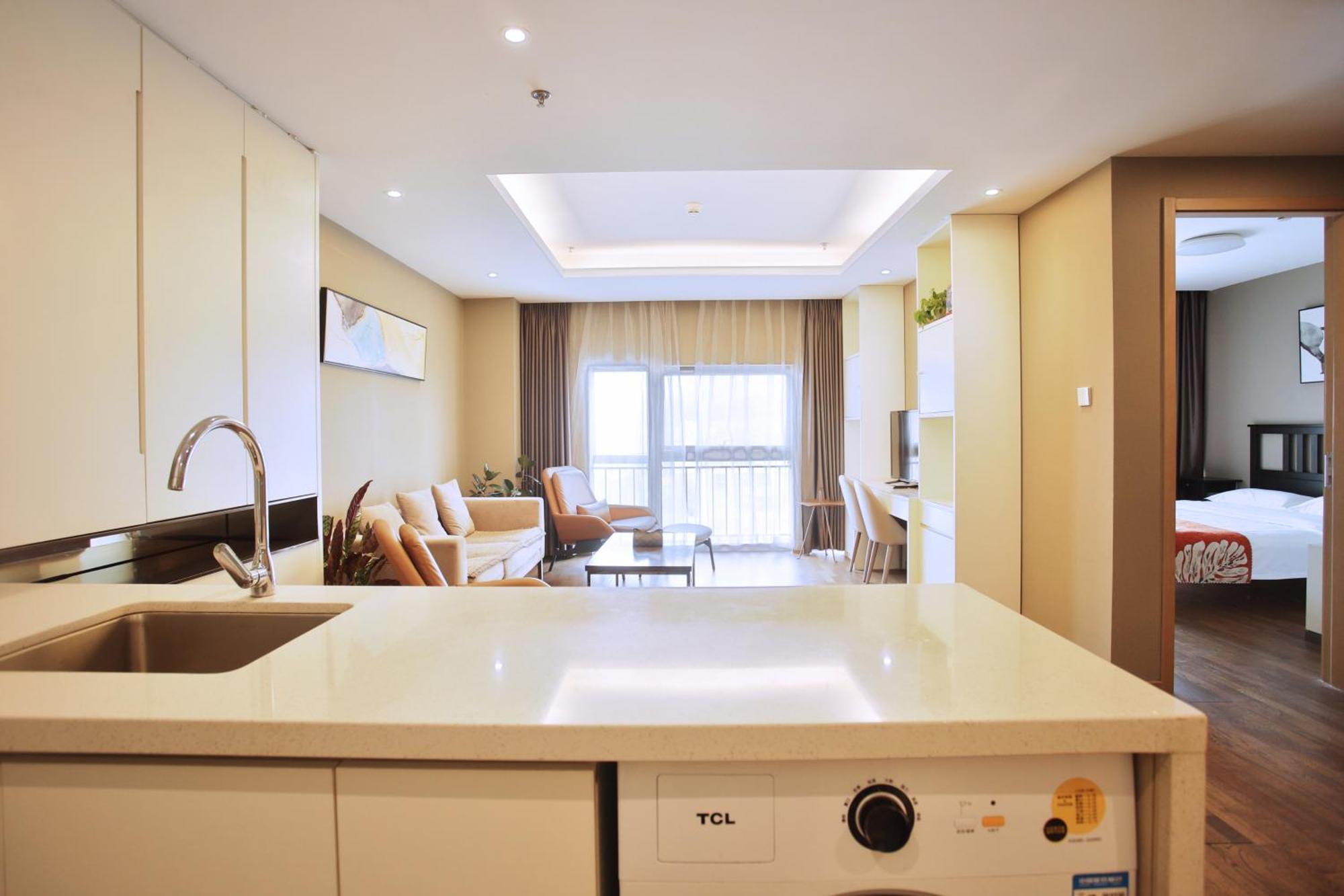 Yashi International Aparthotel Beijing Bagian luar foto
