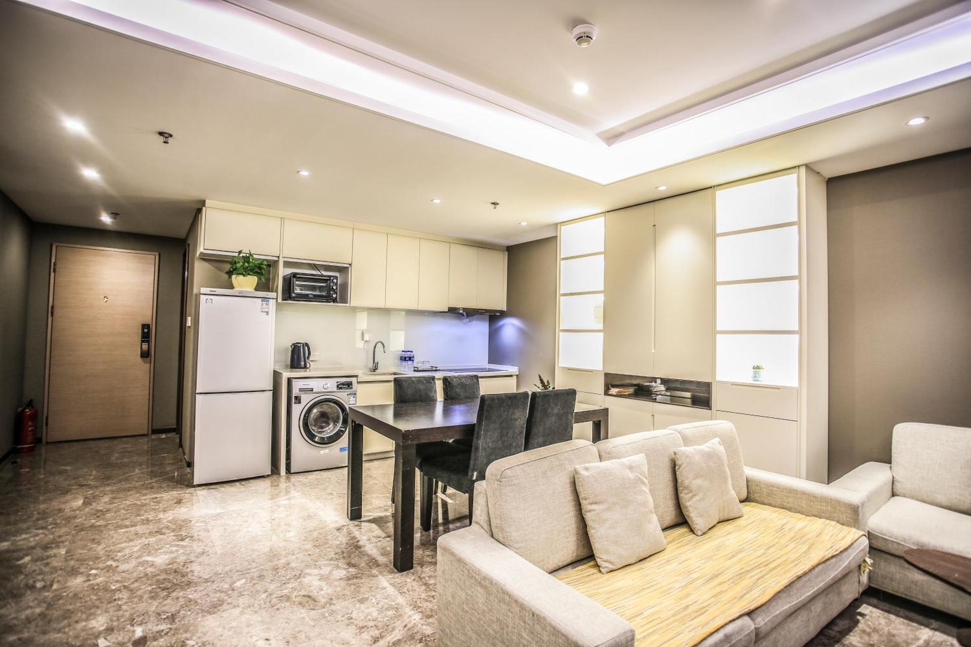 Yashi International Aparthotel Beijing Bagian luar foto
